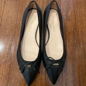 Black PRADA Flats **Never Worn